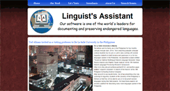 Desktop Screenshot of linguistsassistant.com